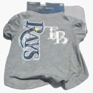 Dog Tee Shirt . Size: "Extra Large" .............. Tampa Bay Rays
